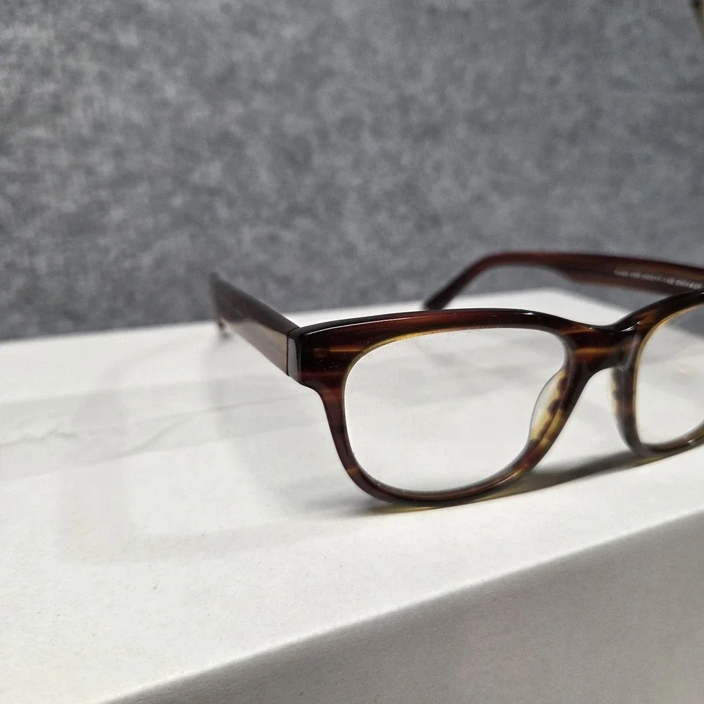 Warby Parker Sloan 230 Eyeglasses Tortoise Shell Frames 50-17-140 Brown Amber